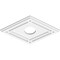 Ekena Millwork Diamond Architectural PVC Ceiling Medallion, 16"W x 10 5/8"H x 3"ID x 5 1/2"C x 1"P, One-Piece CMP16X10DD-03000 - alternate 3